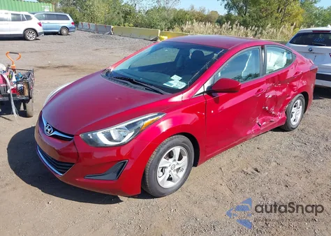 2014 Hyundai Elantra Se from USA, damaged, VIN 5NPDH4AE5EH483880